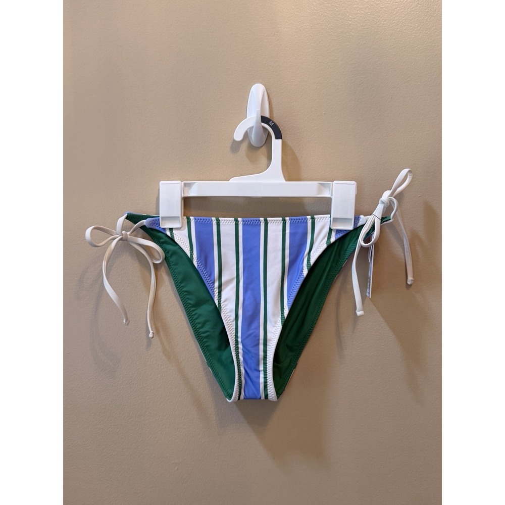 Solid & Striped ~ Women's Reversible Side-Tie Bikini Bottom ~ Sz M NWT